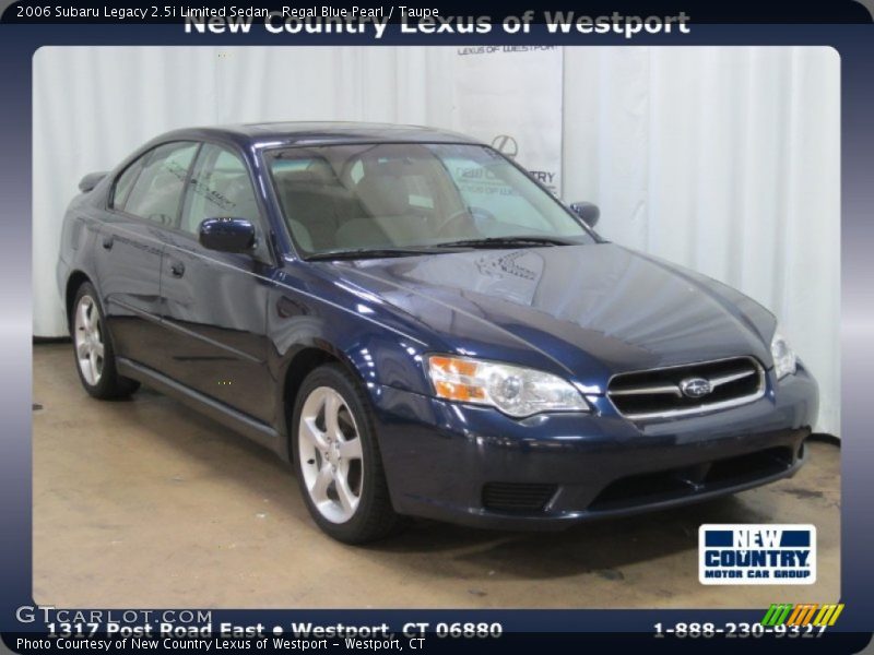 Regal Blue Pearl / Taupe 2006 Subaru Legacy 2.5i Limited Sedan