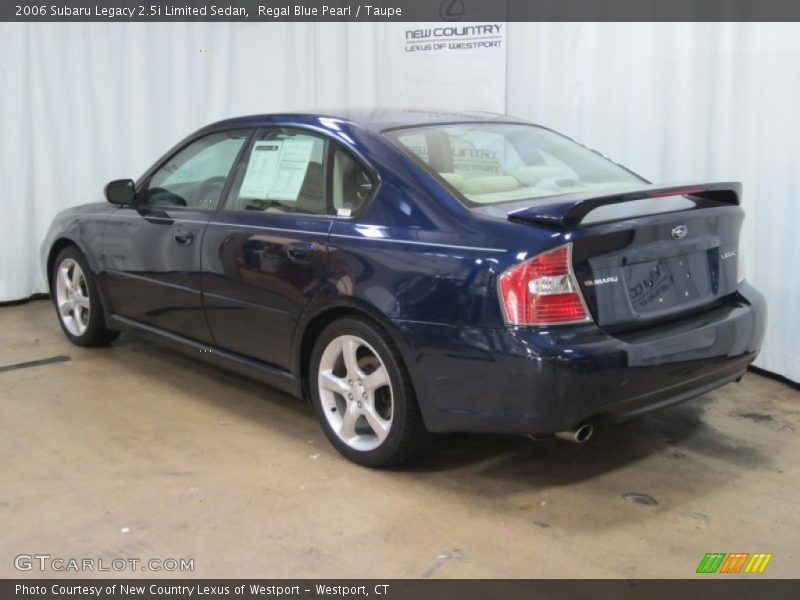 Regal Blue Pearl / Taupe 2006 Subaru Legacy 2.5i Limited Sedan
