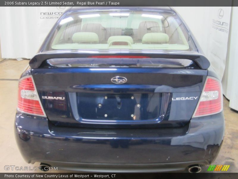 Regal Blue Pearl / Taupe 2006 Subaru Legacy 2.5i Limited Sedan