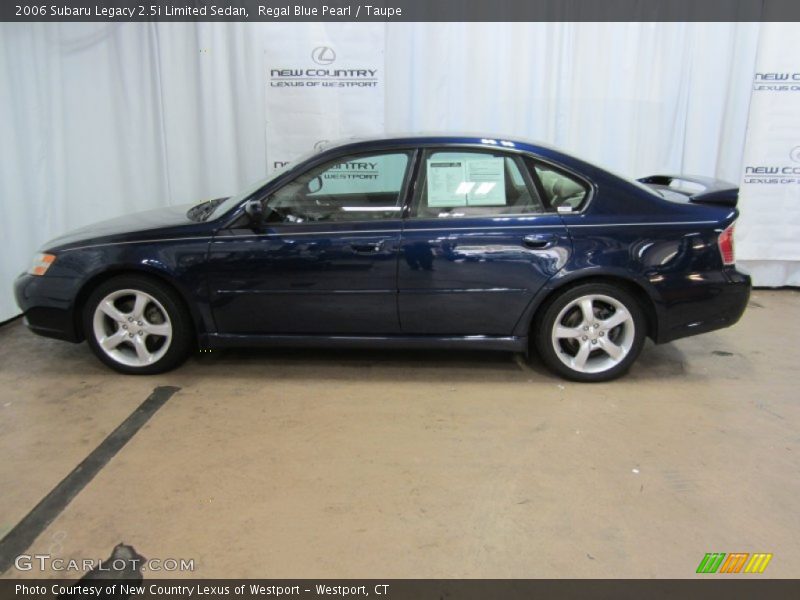 Regal Blue Pearl / Taupe 2006 Subaru Legacy 2.5i Limited Sedan