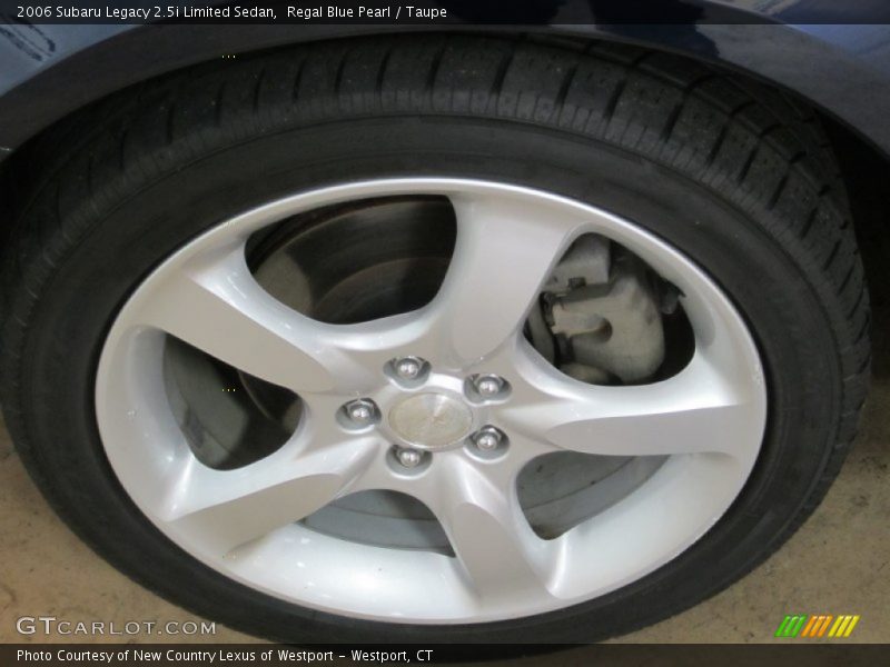 Regal Blue Pearl / Taupe 2006 Subaru Legacy 2.5i Limited Sedan