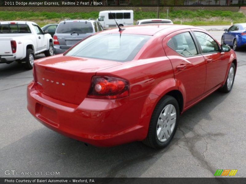 Redline 2 Pearl / Black 2011 Dodge Avenger Express