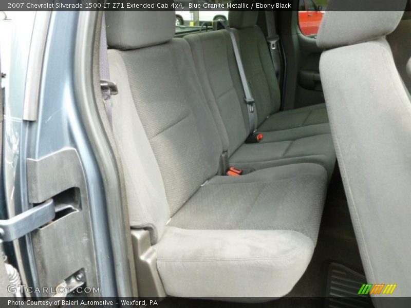Blue Granite Metallic / Ebony Black 2007 Chevrolet Silverado 1500 LT Z71 Extended Cab 4x4
