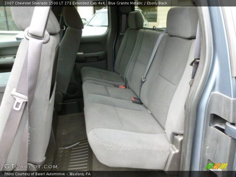 Blue Granite Metallic / Ebony Black 2007 Chevrolet Silverado 1500 LT Z71 Extended Cab 4x4