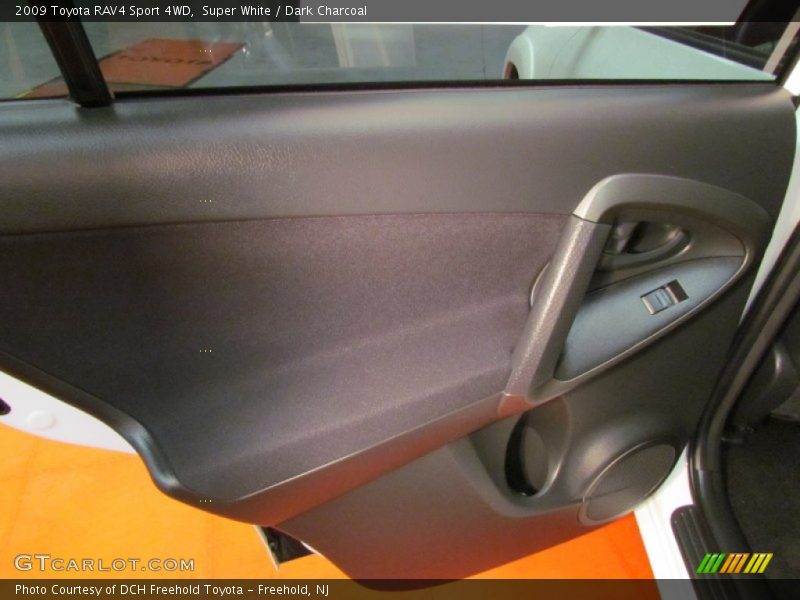 Super White / Dark Charcoal 2009 Toyota RAV4 Sport 4WD