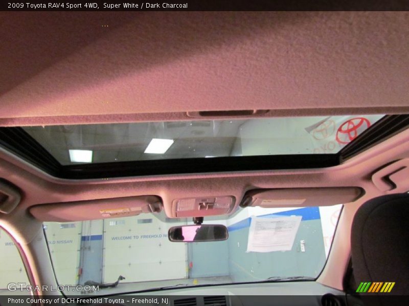 Super White / Dark Charcoal 2009 Toyota RAV4 Sport 4WD