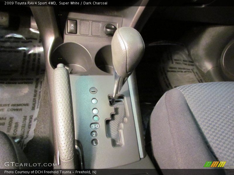 Super White / Dark Charcoal 2009 Toyota RAV4 Sport 4WD