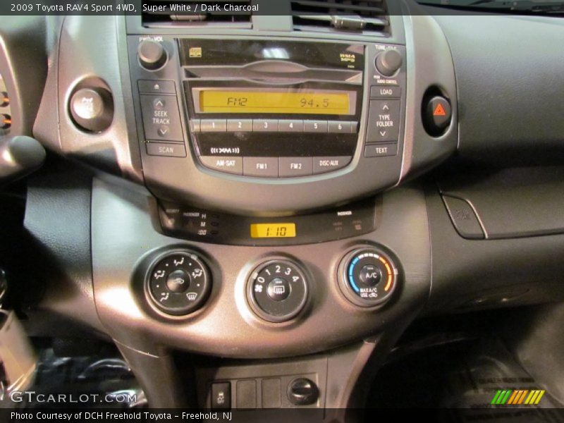 Super White / Dark Charcoal 2009 Toyota RAV4 Sport 4WD