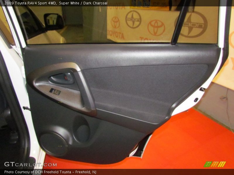 Super White / Dark Charcoal 2009 Toyota RAV4 Sport 4WD