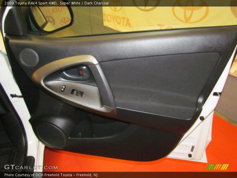 Super White / Dark Charcoal 2009 Toyota RAV4 Sport 4WD