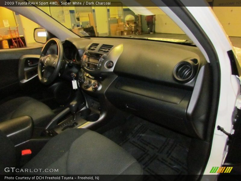 Super White / Dark Charcoal 2009 Toyota RAV4 Sport 4WD