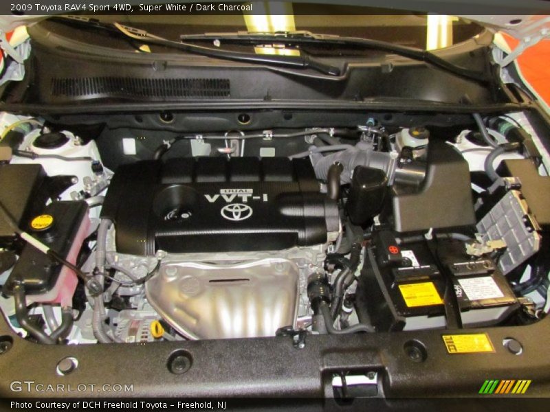 Super White / Dark Charcoal 2009 Toyota RAV4 Sport 4WD