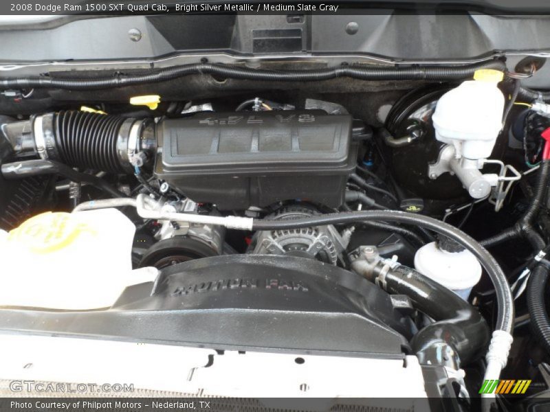 Bright Silver Metallic / Medium Slate Gray 2008 Dodge Ram 1500 SXT Quad Cab