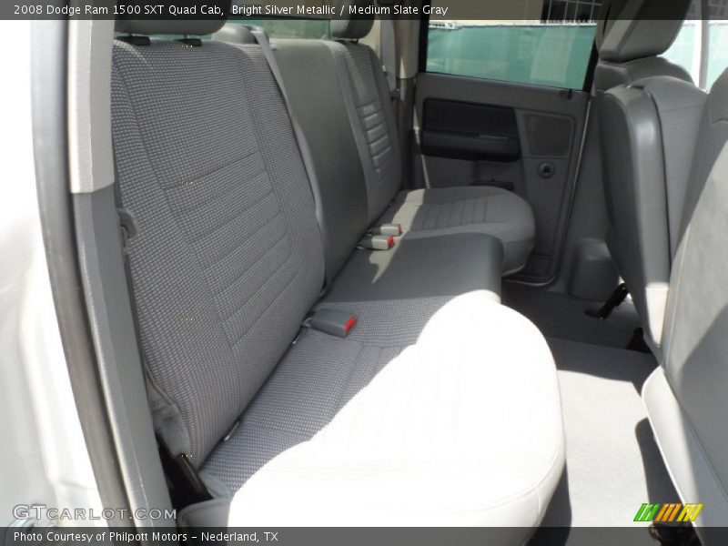 Bright Silver Metallic / Medium Slate Gray 2008 Dodge Ram 1500 SXT Quad Cab