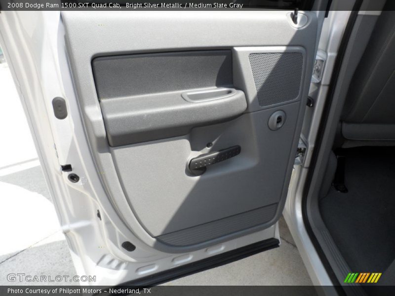 Bright Silver Metallic / Medium Slate Gray 2008 Dodge Ram 1500 SXT Quad Cab