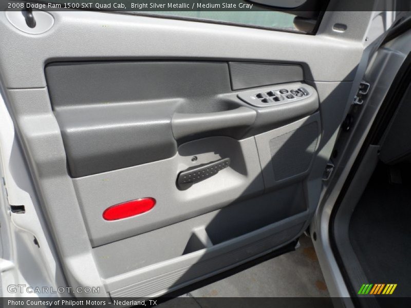 Bright Silver Metallic / Medium Slate Gray 2008 Dodge Ram 1500 SXT Quad Cab