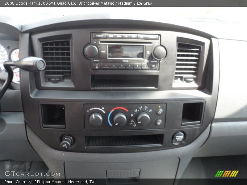 Bright Silver Metallic / Medium Slate Gray 2008 Dodge Ram 1500 SXT Quad Cab