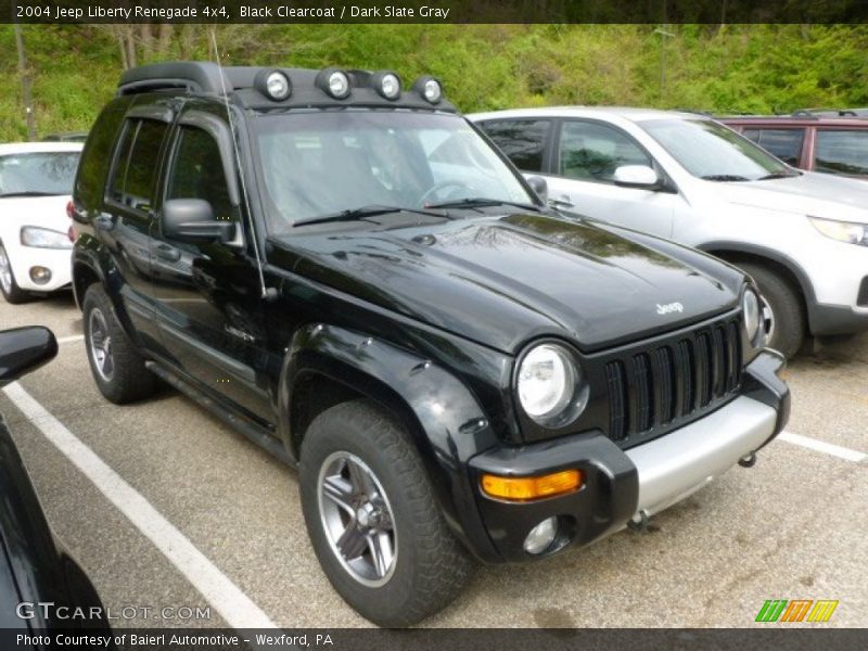 Black Clearcoat / Dark Slate Gray 2004 Jeep Liberty Renegade 4x4