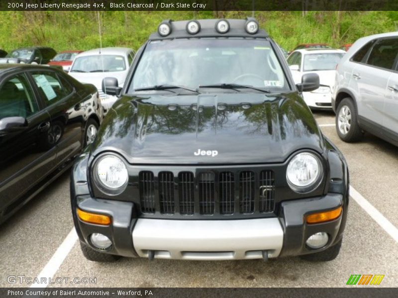 Black Clearcoat / Dark Slate Gray 2004 Jeep Liberty Renegade 4x4