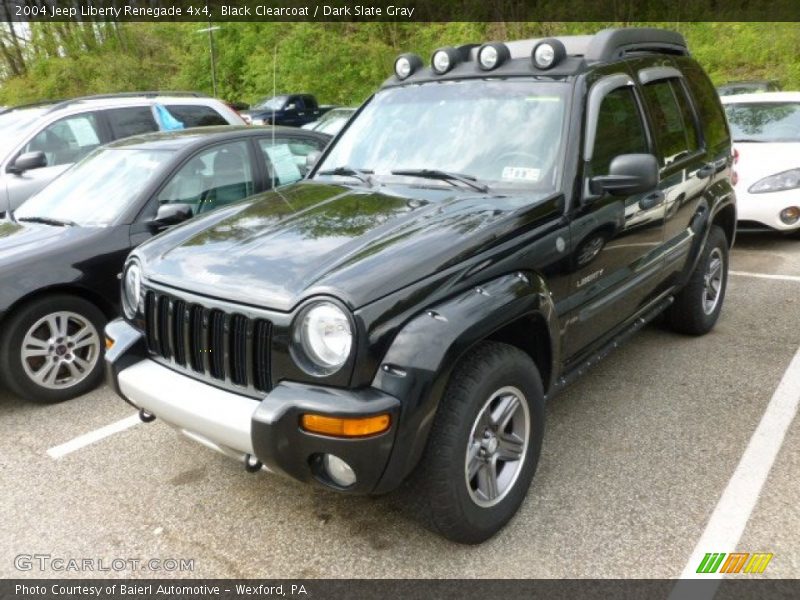 Black Clearcoat / Dark Slate Gray 2004 Jeep Liberty Renegade 4x4