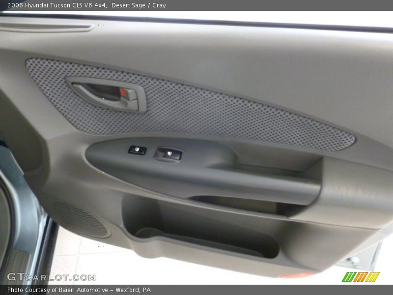 Desert Sage / Gray 2006 Hyundai Tucson GLS V6 4x4
