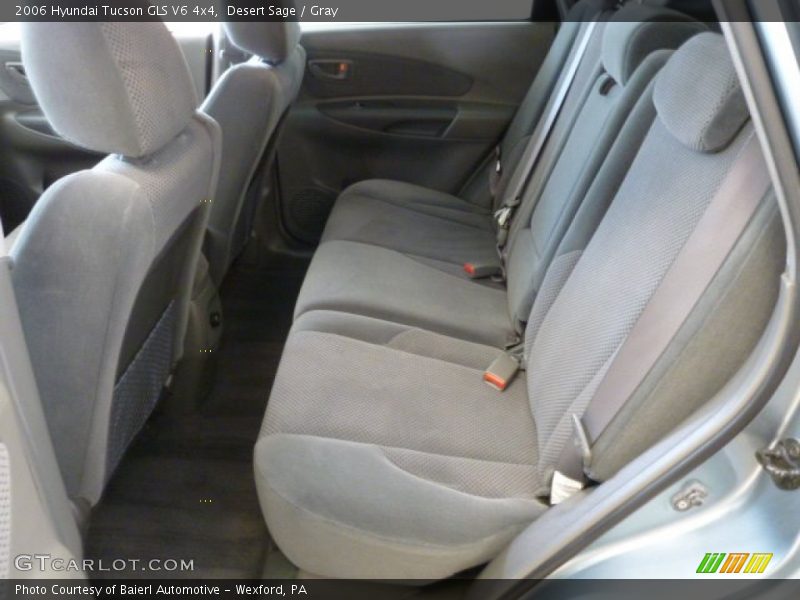 Desert Sage / Gray 2006 Hyundai Tucson GLS V6 4x4