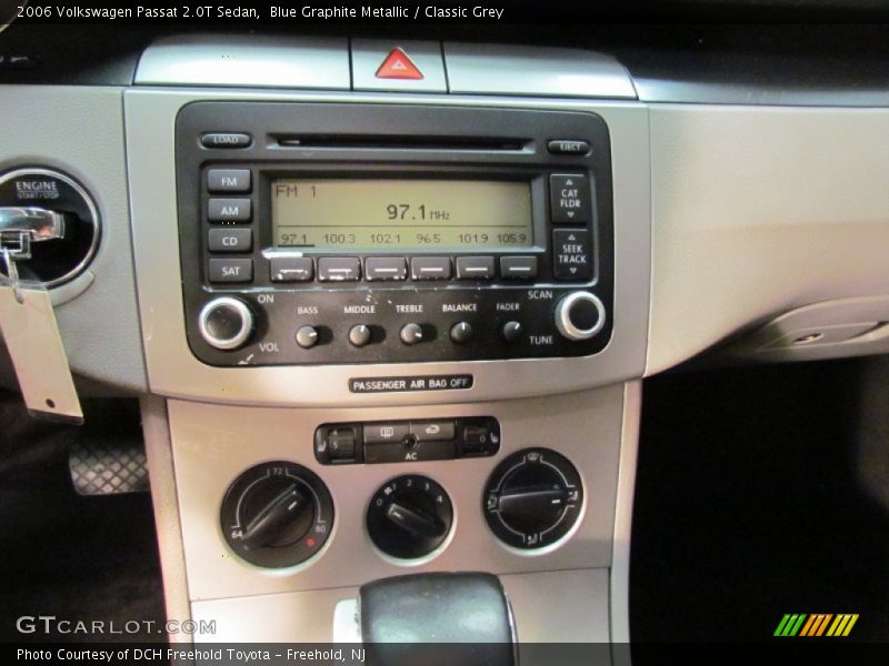 Blue Graphite Metallic / Classic Grey 2006 Volkswagen Passat 2.0T Sedan