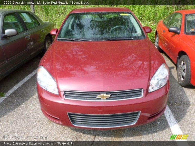 Sport Red Metallic / Ebony Black 2006 Chevrolet Impala LS