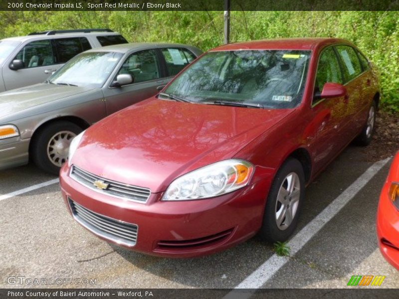 Sport Red Metallic / Ebony Black 2006 Chevrolet Impala LS