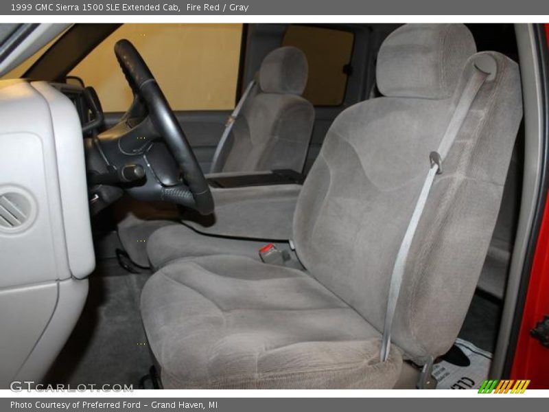 Fire Red / Gray 1999 GMC Sierra 1500 SLE Extended Cab