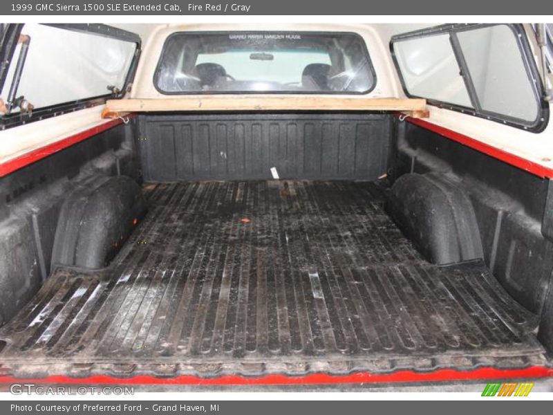 Fire Red / Gray 1999 GMC Sierra 1500 SLE Extended Cab