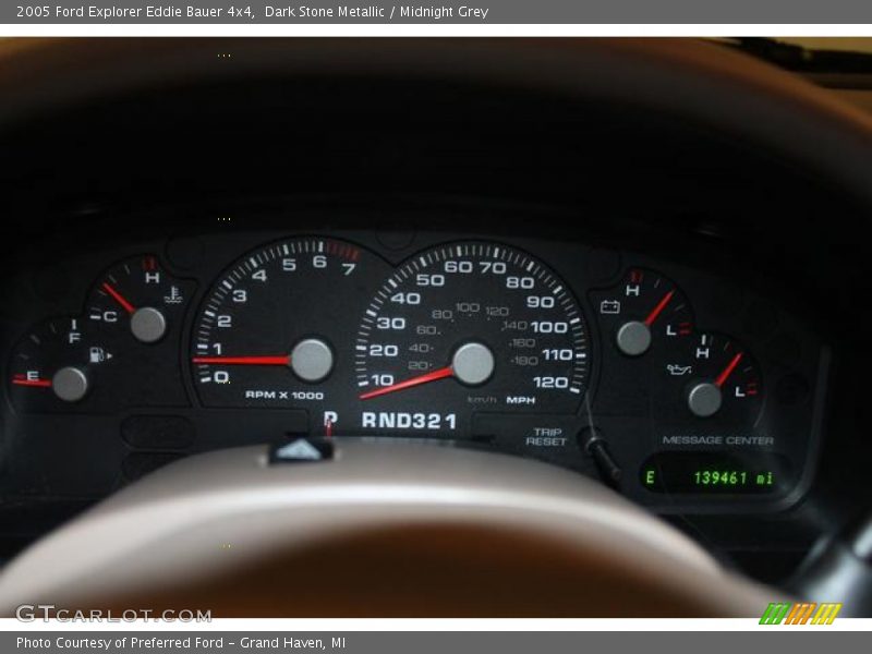 Dark Stone Metallic / Midnight Grey 2005 Ford Explorer Eddie Bauer 4x4