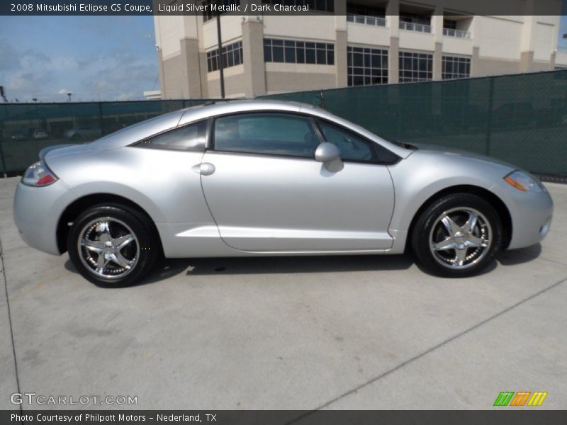 Liquid Silver Metallic / Dark Charcoal 2008 Mitsubishi Eclipse GS Coupe