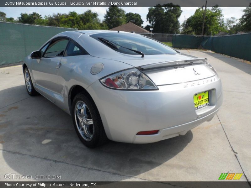 Liquid Silver Metallic / Dark Charcoal 2008 Mitsubishi Eclipse GS Coupe