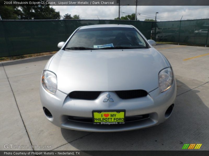 Liquid Silver Metallic / Dark Charcoal 2008 Mitsubishi Eclipse GS Coupe
