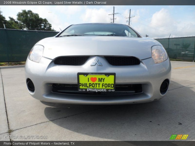 Liquid Silver Metallic / Dark Charcoal 2008 Mitsubishi Eclipse GS Coupe