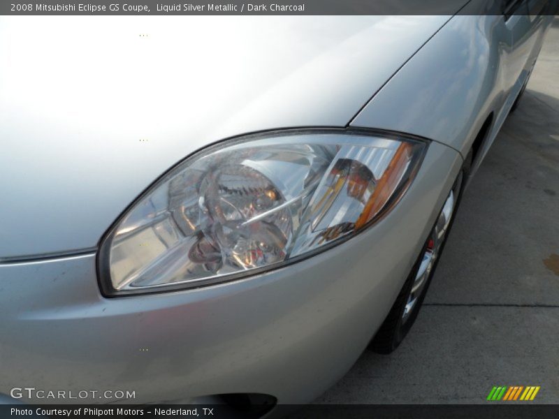 Liquid Silver Metallic / Dark Charcoal 2008 Mitsubishi Eclipse GS Coupe