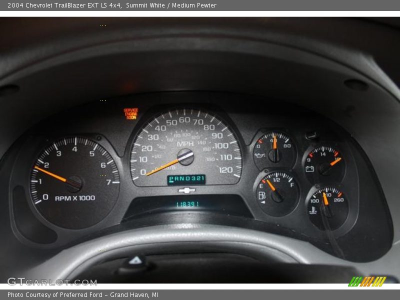 Summit White / Medium Pewter 2004 Chevrolet TrailBlazer EXT LS 4x4