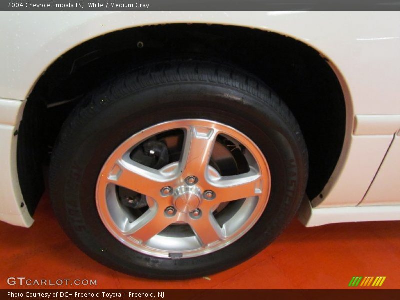 White / Medium Gray 2004 Chevrolet Impala LS