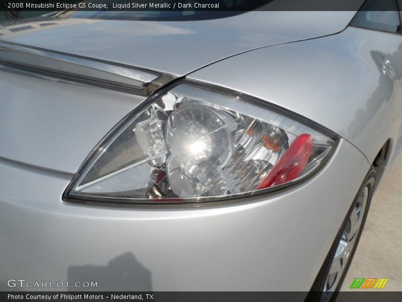 Liquid Silver Metallic / Dark Charcoal 2008 Mitsubishi Eclipse GS Coupe
