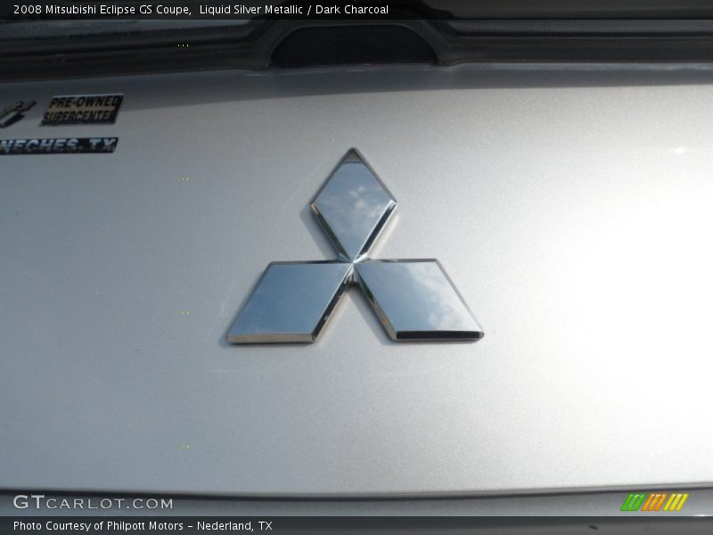Liquid Silver Metallic / Dark Charcoal 2008 Mitsubishi Eclipse GS Coupe