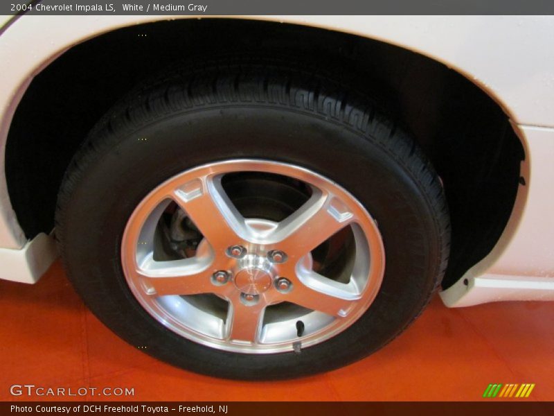 White / Medium Gray 2004 Chevrolet Impala LS