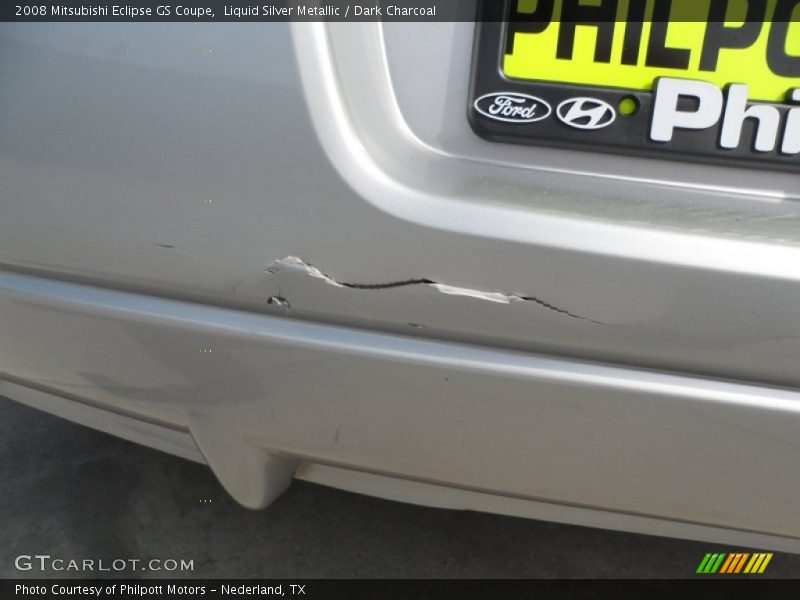 Liquid Silver Metallic / Dark Charcoal 2008 Mitsubishi Eclipse GS Coupe