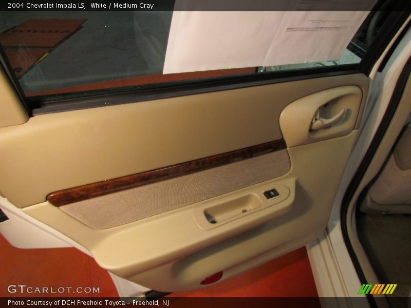 White / Medium Gray 2004 Chevrolet Impala LS
