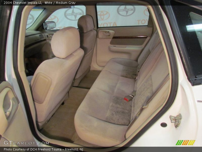 White / Medium Gray 2004 Chevrolet Impala LS