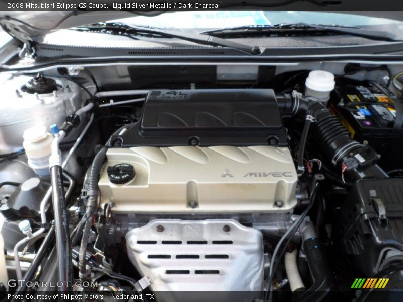 Liquid Silver Metallic / Dark Charcoal 2008 Mitsubishi Eclipse GS Coupe