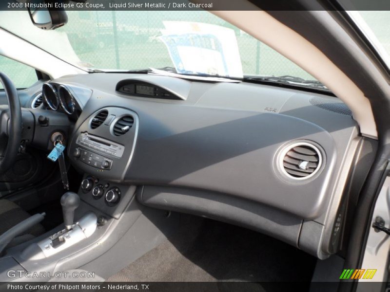 Liquid Silver Metallic / Dark Charcoal 2008 Mitsubishi Eclipse GS Coupe