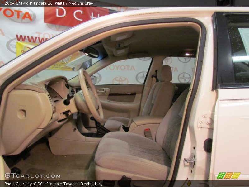 White / Medium Gray 2004 Chevrolet Impala LS