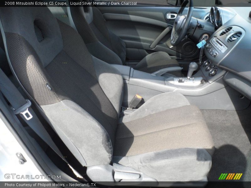 Liquid Silver Metallic / Dark Charcoal 2008 Mitsubishi Eclipse GS Coupe