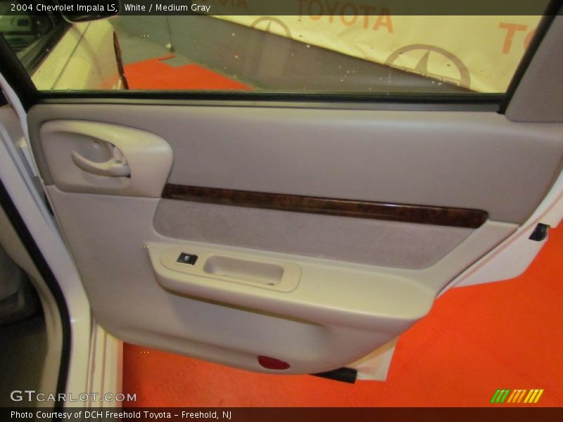 White / Medium Gray 2004 Chevrolet Impala LS